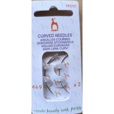 Голка Pony (Індія) гобеленова вигнута 2 шт. в упак