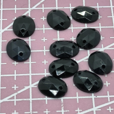 Стрази пришивні стрази 8Х10мм чорні