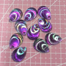 Стрази пришивні стрази 8Х18мм бузкові