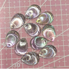 Пришивні стрази 8Х18мм блідо-рожеві