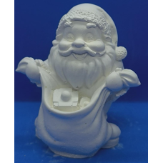 Гіпсова фігурка для розмальовування. Дід Мороз із подарунками.