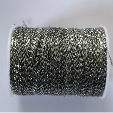 Нитка люрекс, чорно-срібна