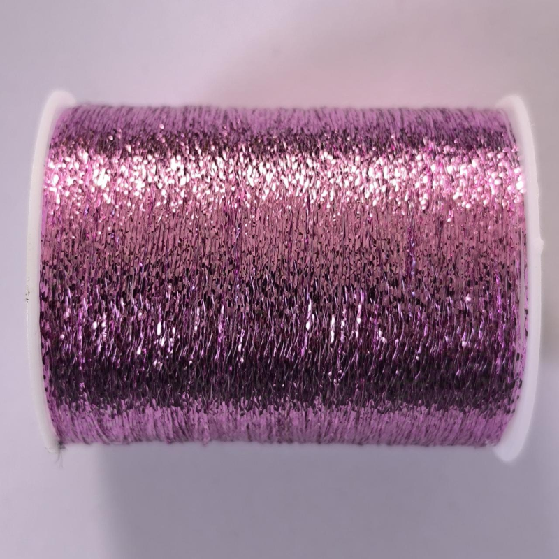 Нитка люрекс, рожева