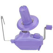 Пристрій для перемотування пряжі. Моталка для пряжі, бузкова