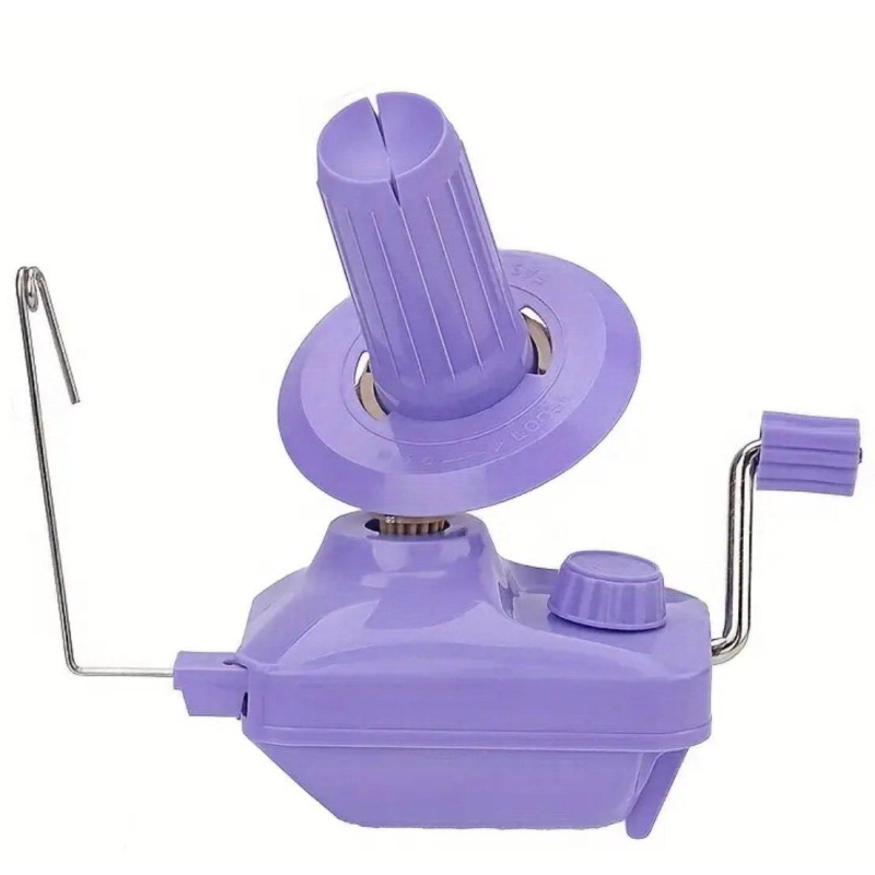 Пристрій для перемотування пряжі. Моталка для пряжі, бузкова