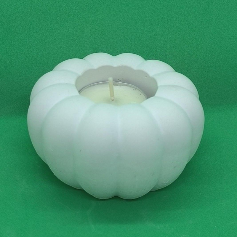 Підсвічник гіпсовий, гарбуз