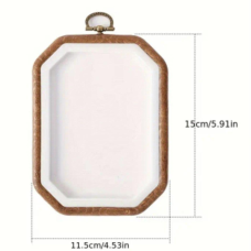 П“яльці-рамка восьмигранні, каучукові з підвісом. Розмір:115Х150 мм