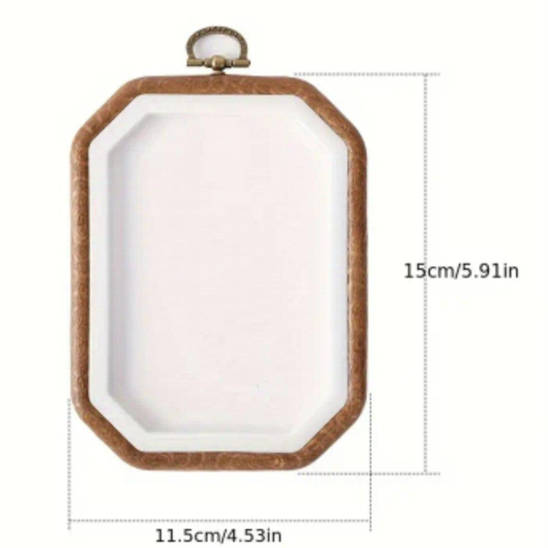 П“яльці-рамка восьмигранні, каучукові з підвісом. Розмір:115Х150 мм