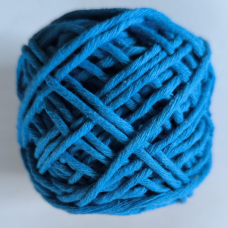 Шнур для макрамі або в“язання гачком. Колір: блакитний