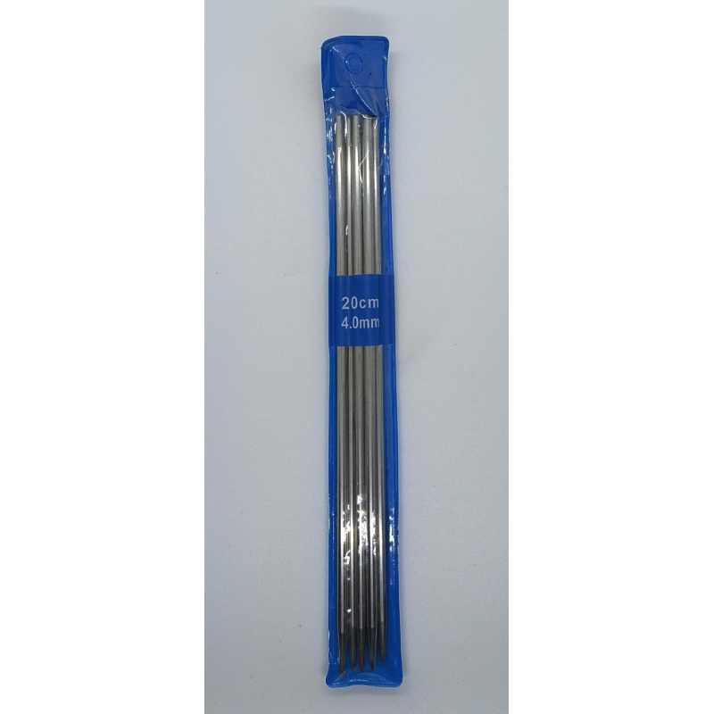 Спиці для в“язання панчішні 5 шт. сталеві No4,0, 20 см Спиці для в“язання панчішні 5 шт. сталеві No4,0, 20 см