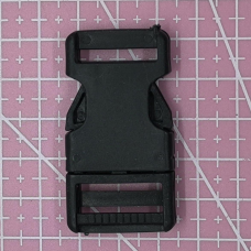 Фастекс пластиковий чорний 2,5Х5,0см