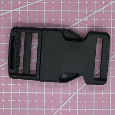 Фастекс пластиковий чорний 3Х6 см