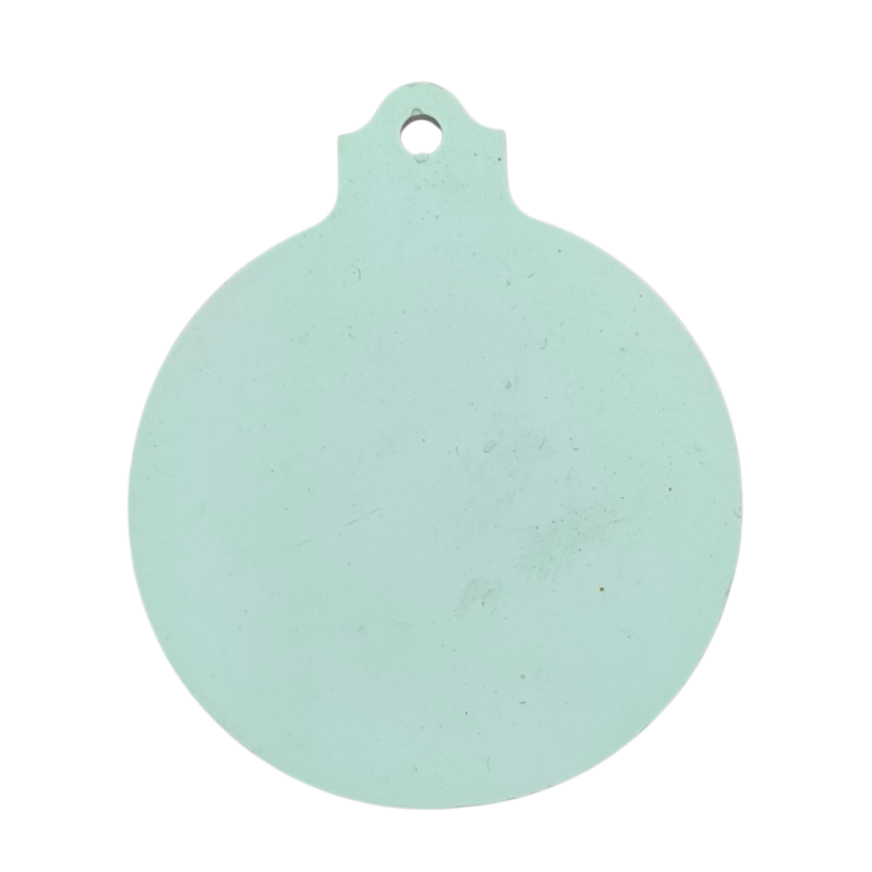 Гіпсова фігурка (барильєф) для розмальовування. Новорічна іграшка, Коло.