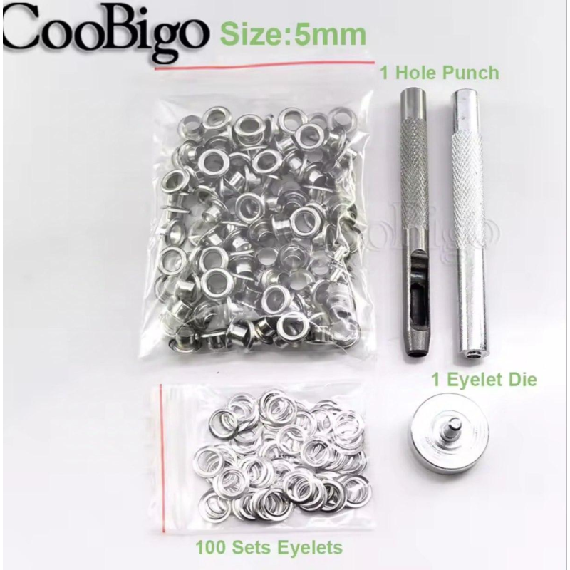 Набір для встановлення люверсів 5-9 мм із люверсами