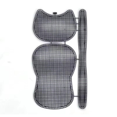 Канва для вишивання хрестиком пластикова для сумки чорна