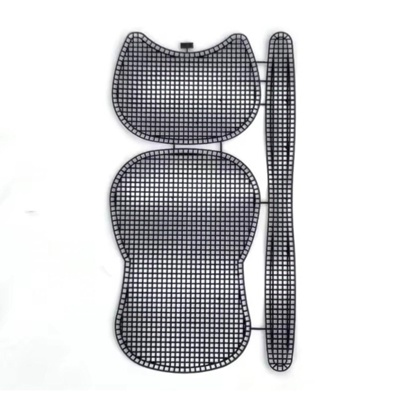 Канва для вишивання хрестиком пластикова для сумки чорна Канва для вишивання хрестиком пластикова для сумки чорна