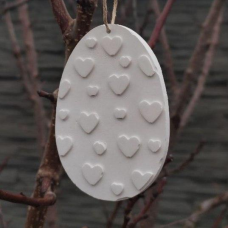 Гіпсова фігурка для розмальовування. Великодній декор. Яйце 5