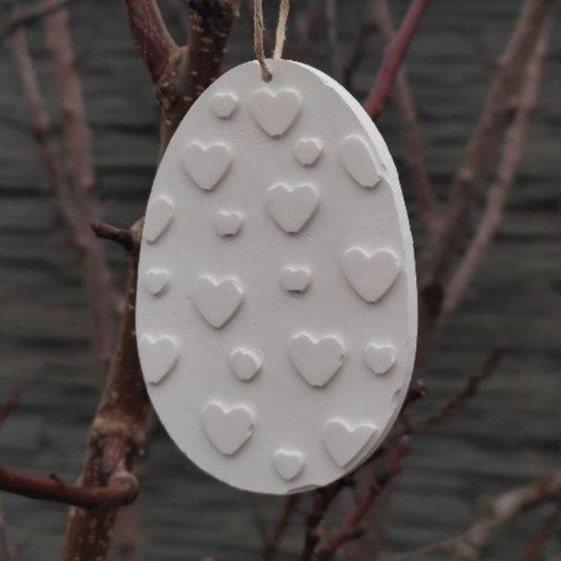 Гіпсова фігурка для розмальовування. Великодній декор. Яйце 5