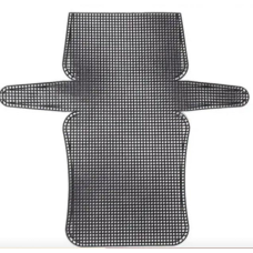 Канва для вишивання хрестиком пластикова для сумки, чорна