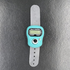 Лічильник рядів електронний, бірюзовий.