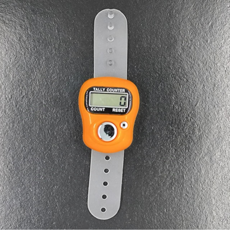 Лічильник рядів електронний, Жовтогарячий.