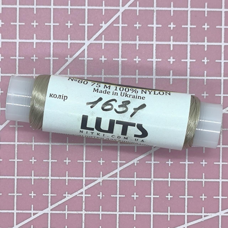 Нитки для вишивання бісером, колір бежевий