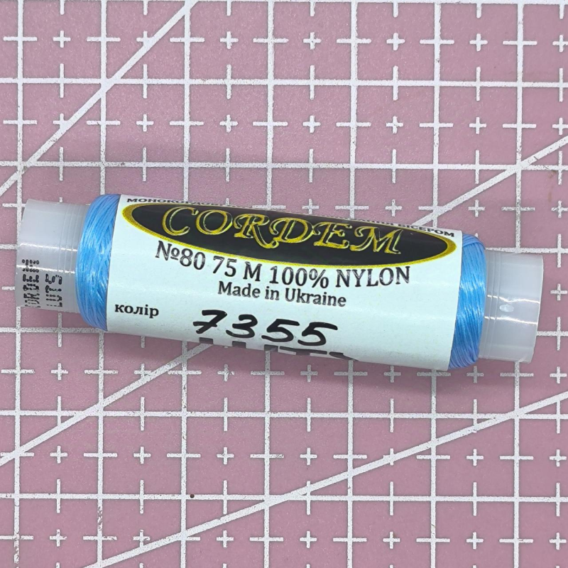 Нитки для вишивання бісером, колір блакитний Нитки для вишивання бісером, колір блакитний