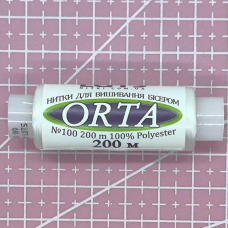 Нитки для вишивання бісером, колір білий