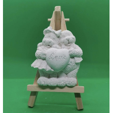 Гіпсова фігурка (барильєф) для розмальовування. Мишки