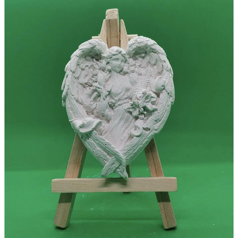 Гіпсова фігурка (барильєф) для розмальовування. Ангел