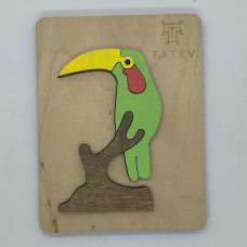 Пазл на фанере,