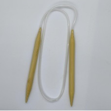 Спиці для в“язання на волосіні.No10,0 бамбукові
