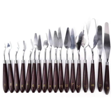 Набір художніх мастихінів 18 шт. (шпателей)