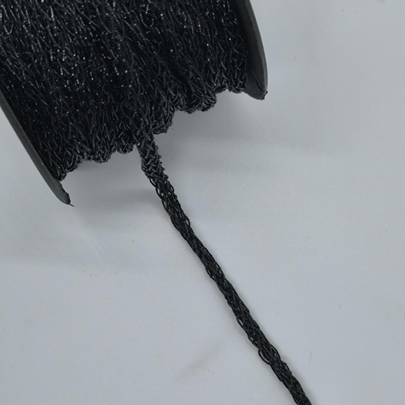 Шнур декоративний. Колір: чорний