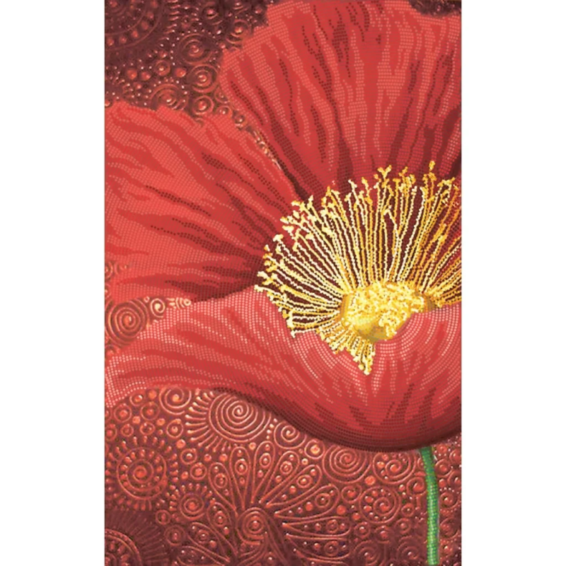 Схема для вишивання бісером. Яскраві пелюстки.