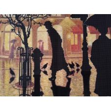 Схема для вишивання бісером. Під дощем. год2