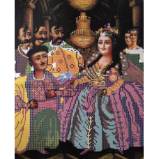 Схема для вишивання бісером. Казаки в Катерини. Ніч на хуторі поблизу Диканьки.