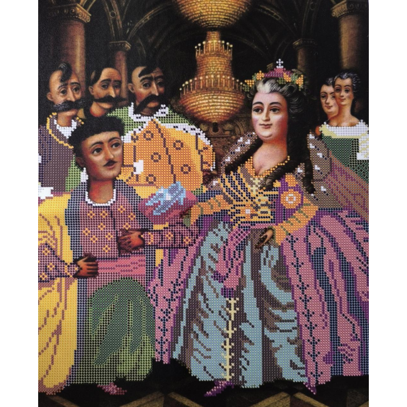 Схема для вишивання бісером. Казаки в Катерини. Ніч на хуторі поблизу Диканьки. Схема для вишивання бісером. Казаки в Катерини. Ніч на хуторі поблизу Диканьки.