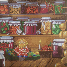 Схема для вишивання бісером. Домовенок.