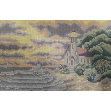 Схема для вишивання бісером. Маяк.