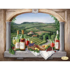 Схема для вишивання бісером. Долина Луари.