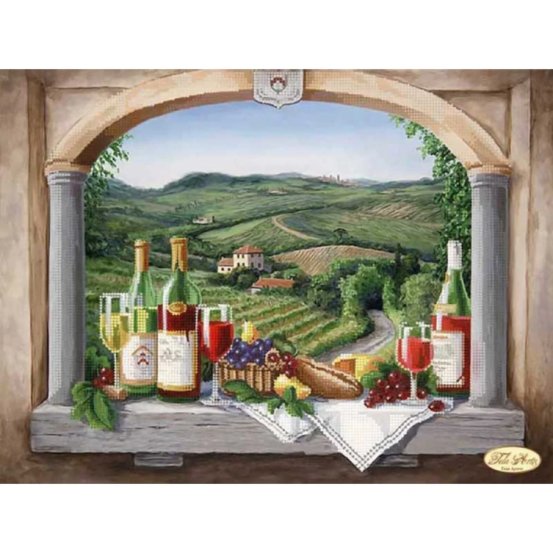 Схема для вишивання бісером. Долина Луари.