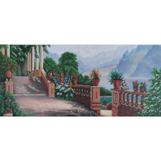 Схема для вишивання бісером. Залив.