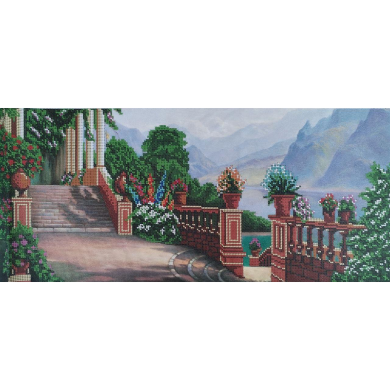 Схема для вишивання бісером. Залив.