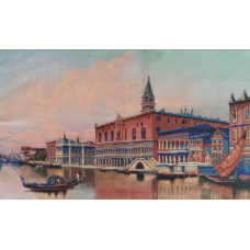 Схема для вишивання бісером. Венеціанська набережна.