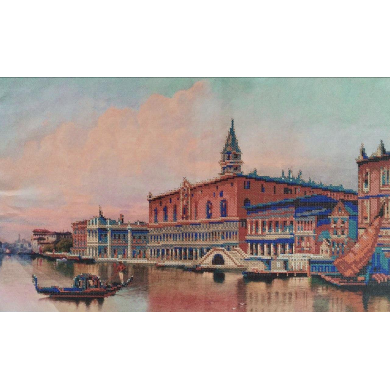 Схема для вишивання бісером. Венеціанська набережна.
