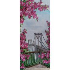 Схема для вишивання бісером. Підвісний міст.