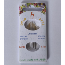 Голка Pony вишивальна No5/10 16 шт.