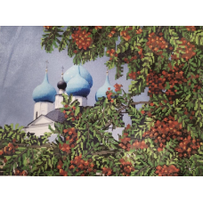 Схема для вишивання бісером. Жіноча горобина.