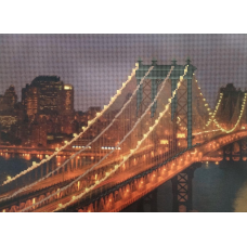 Схема для вишивання бісером. Бруклінський міст.
